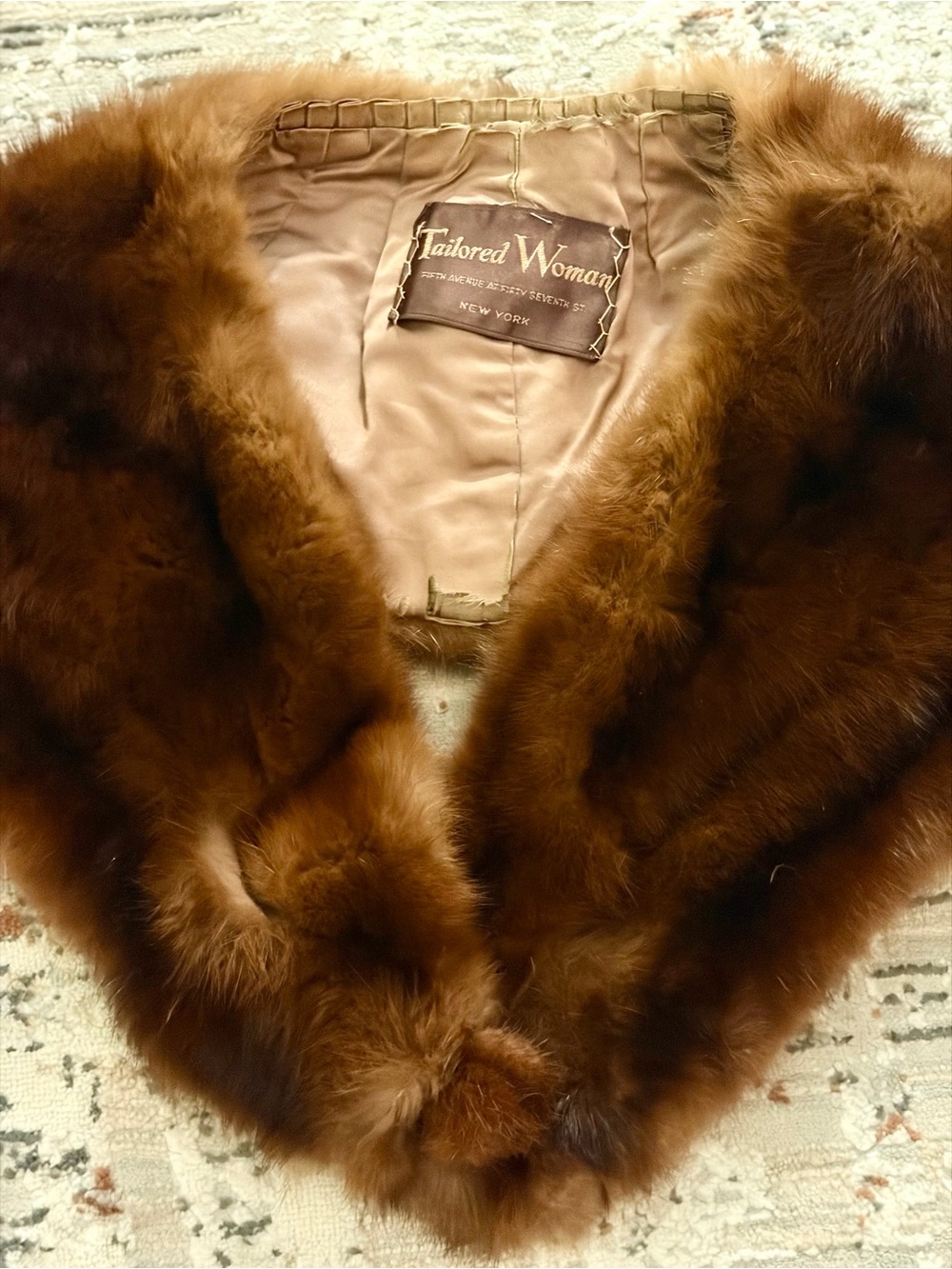 Genuine Mink Fur Collar Collar